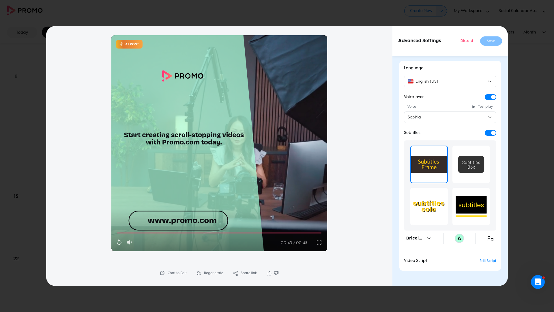 Test failure screenshot