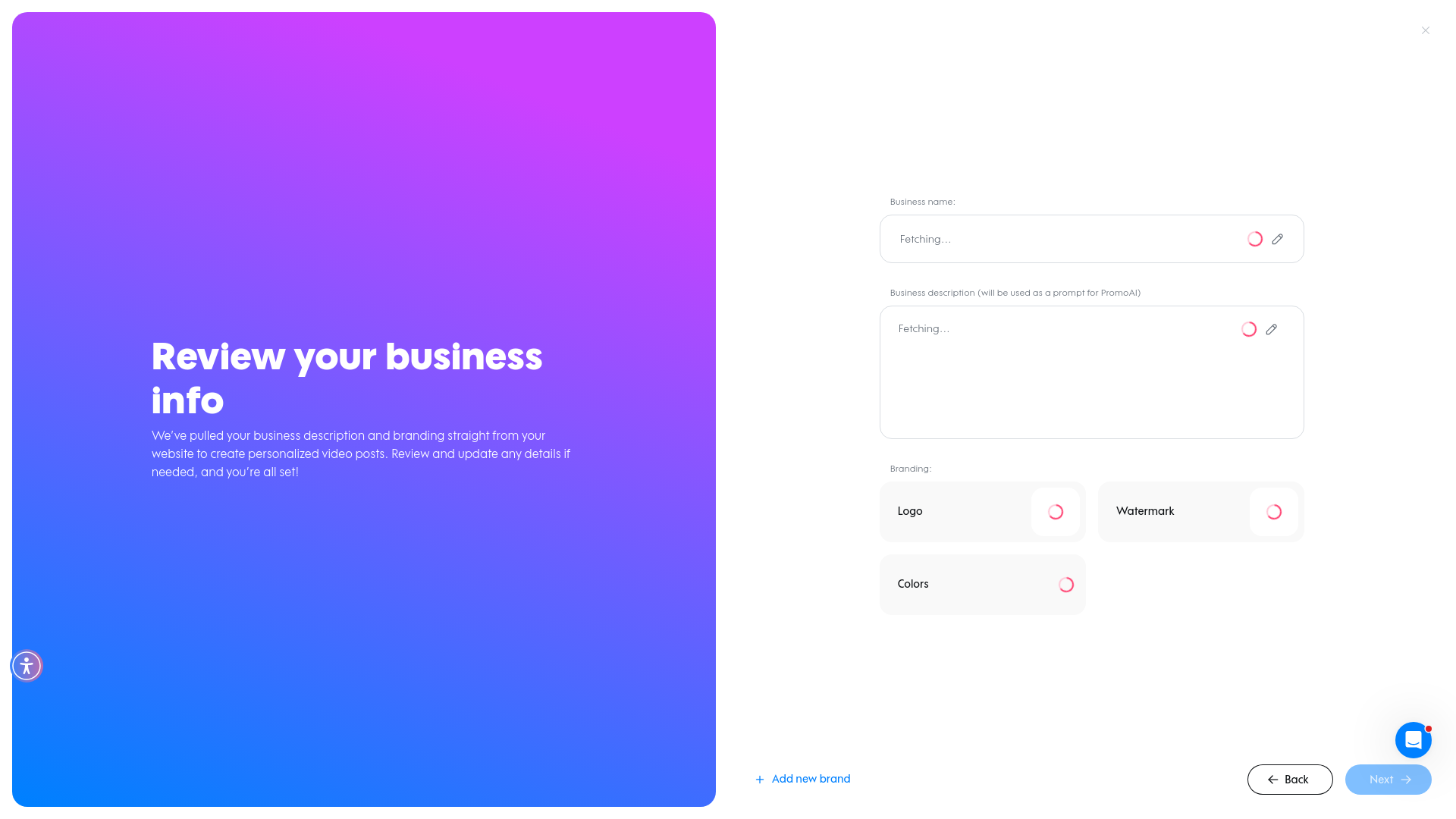 Test failure screenshot