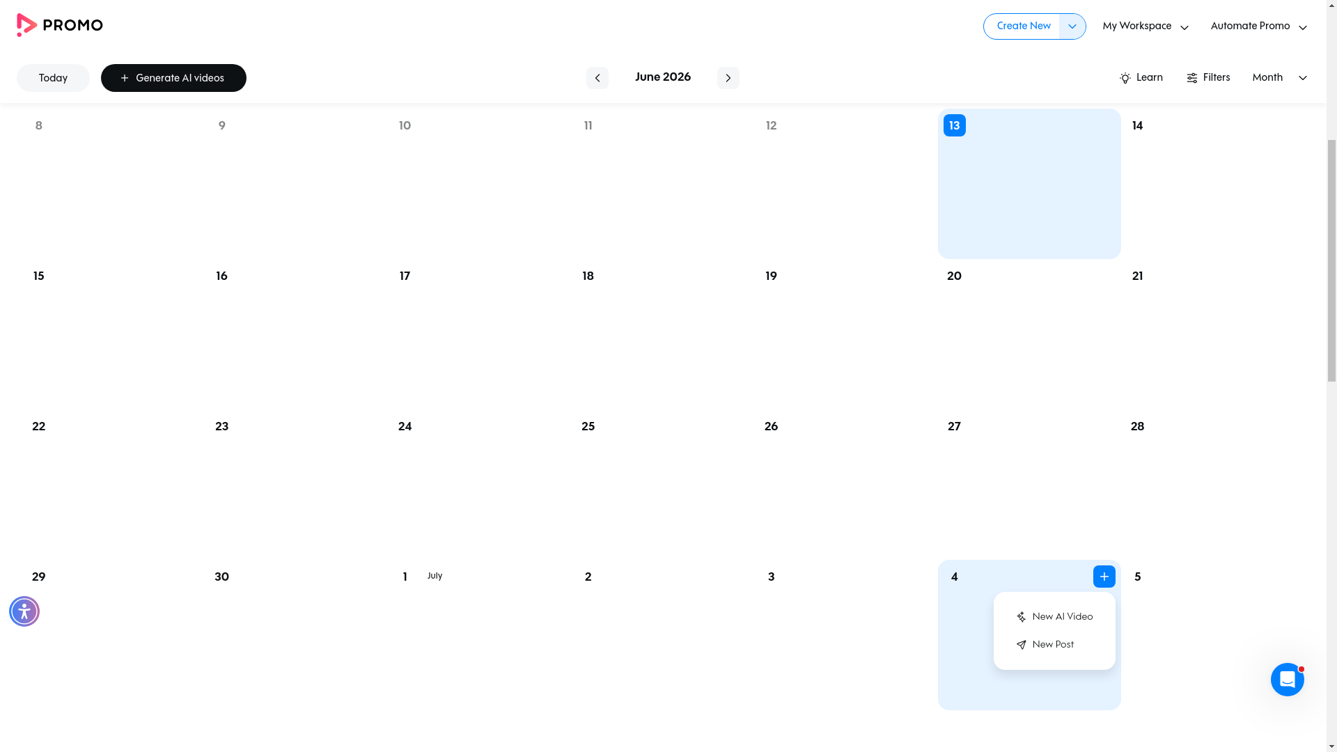 Test failure screenshot