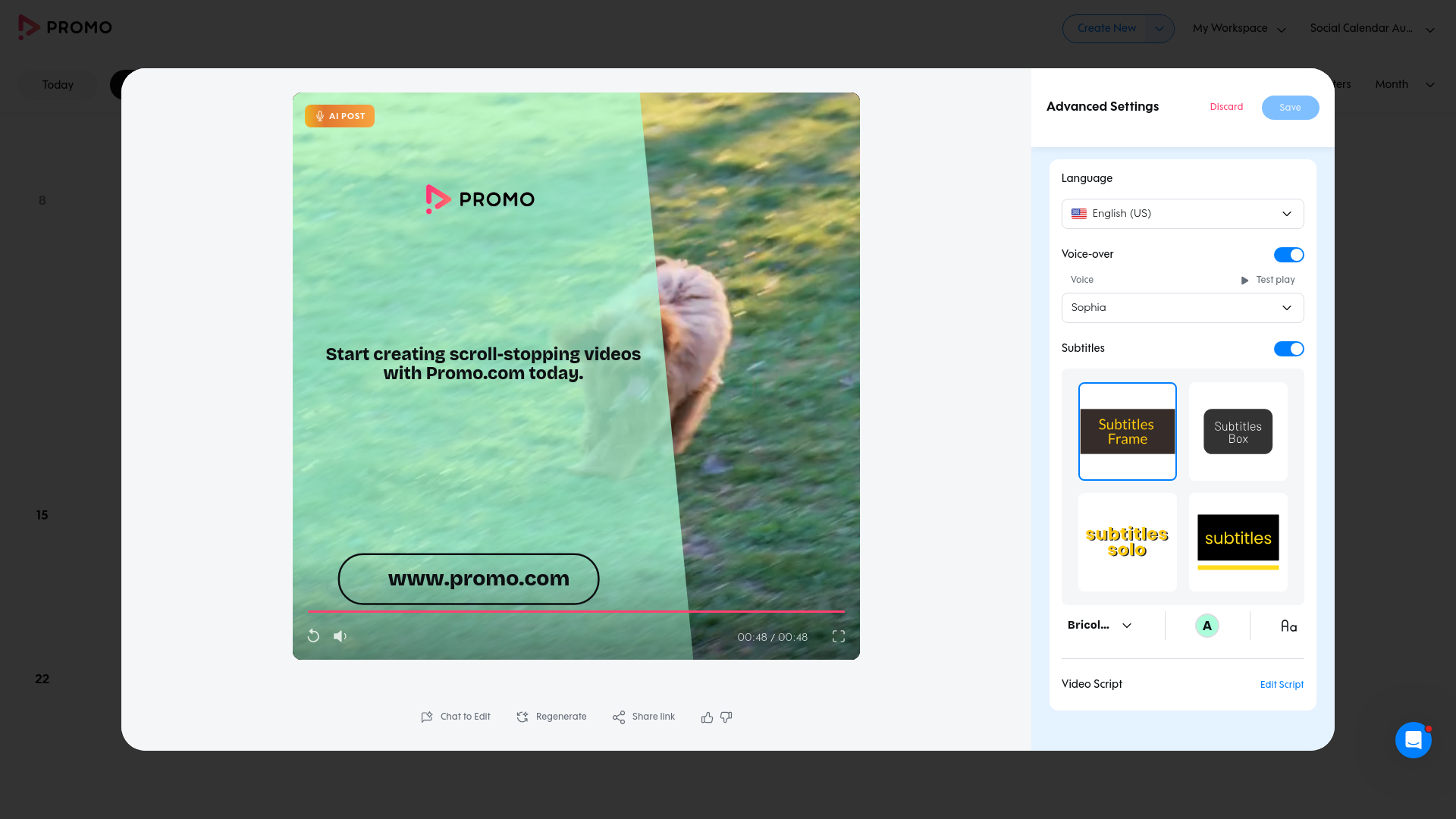 Test failure screenshot