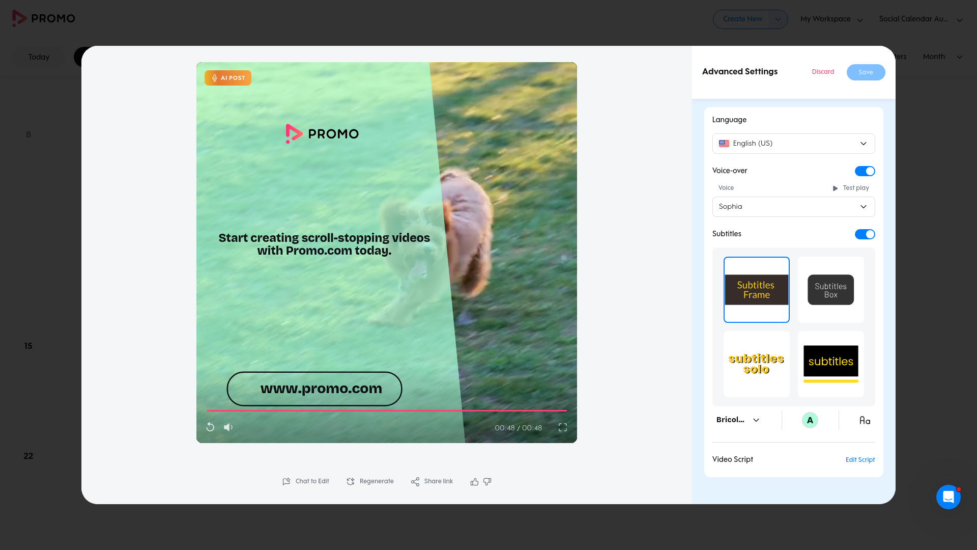Test failure screenshot