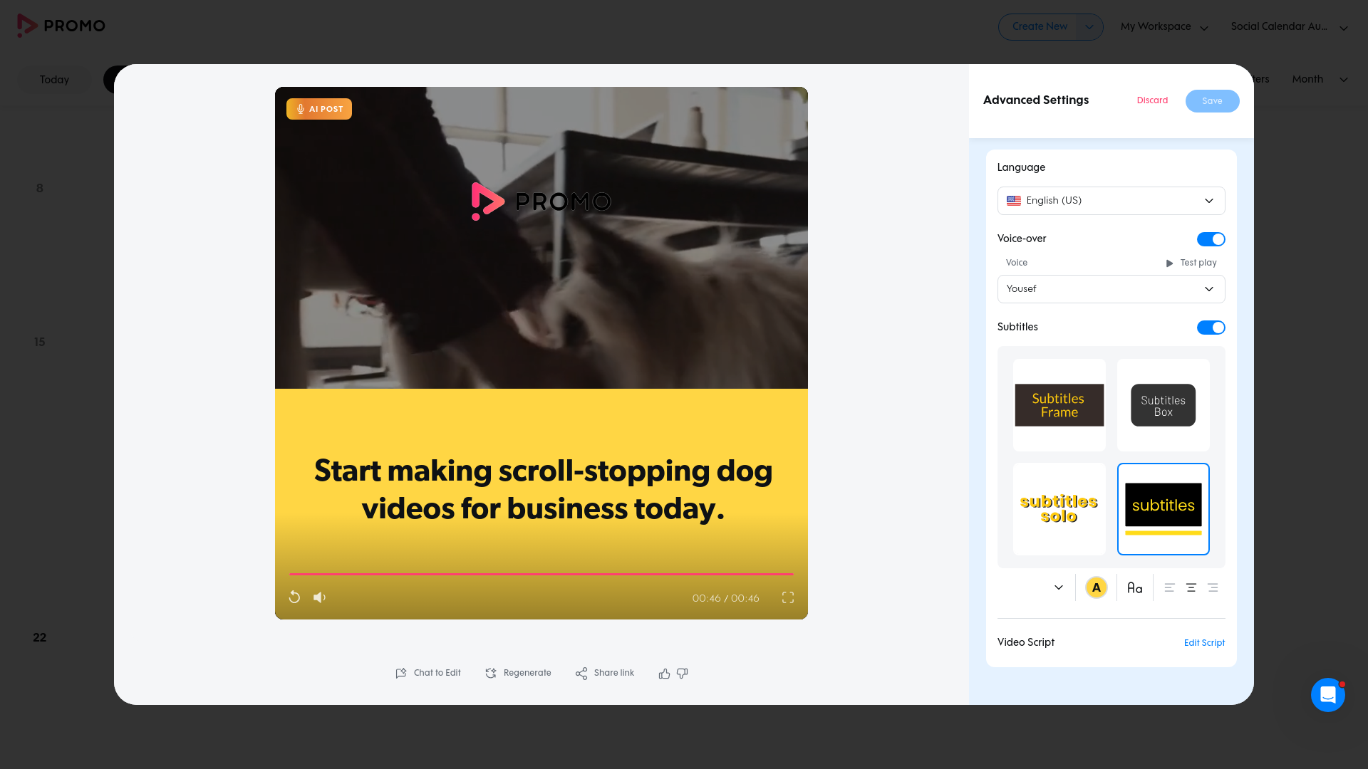 Test failure screenshot