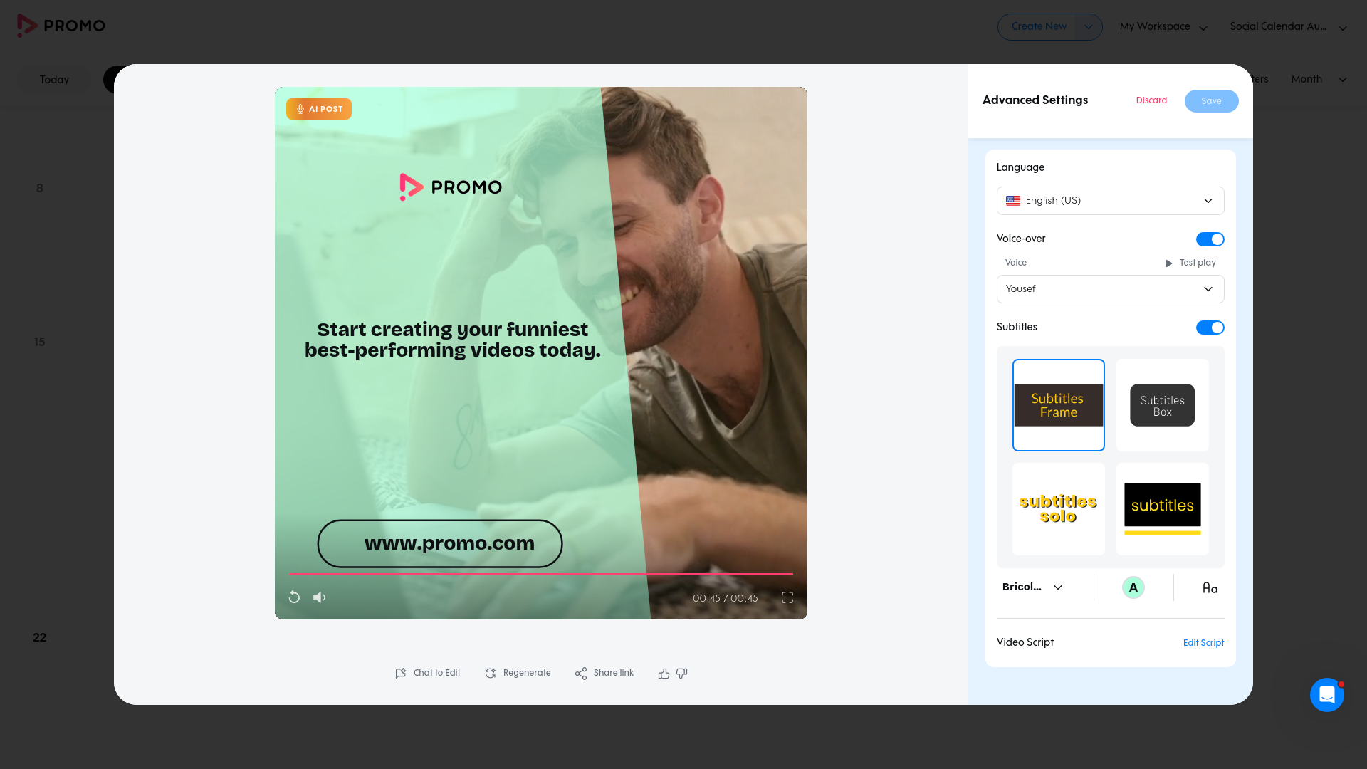 Test failure screenshot
