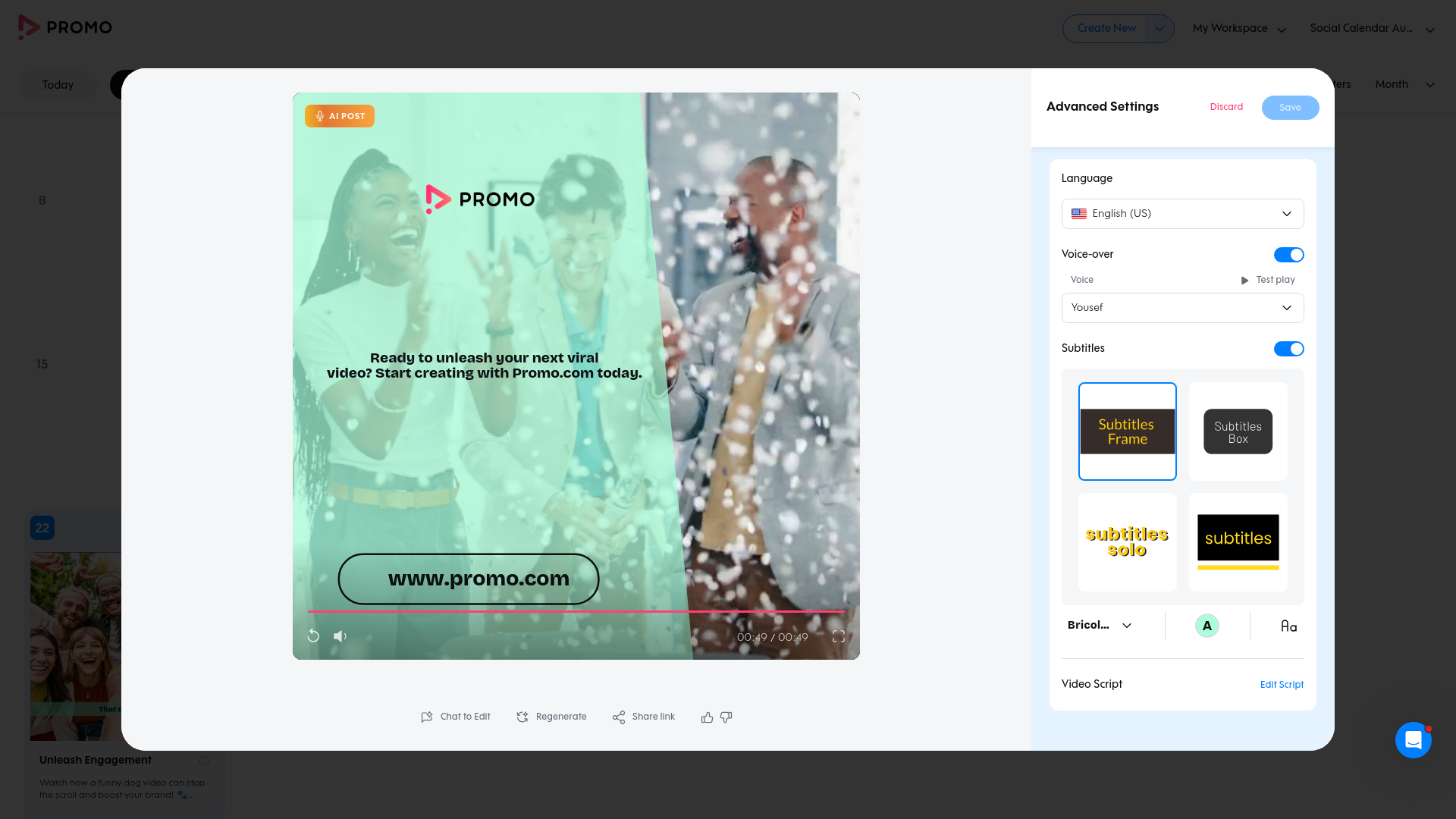 Test failure screenshot
