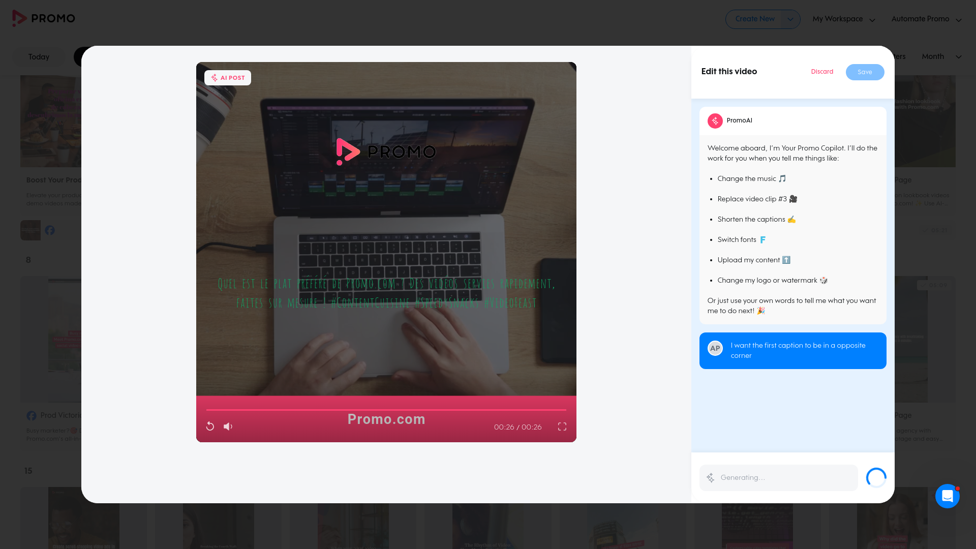 Test failure screenshot