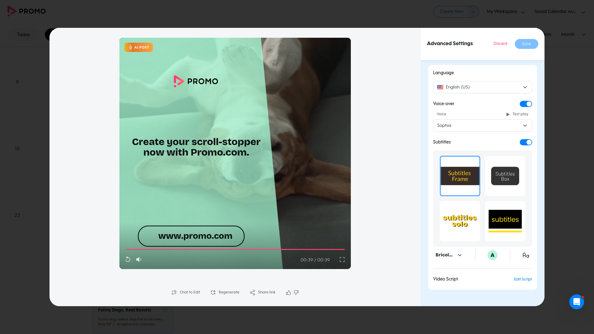 Test failure screenshot