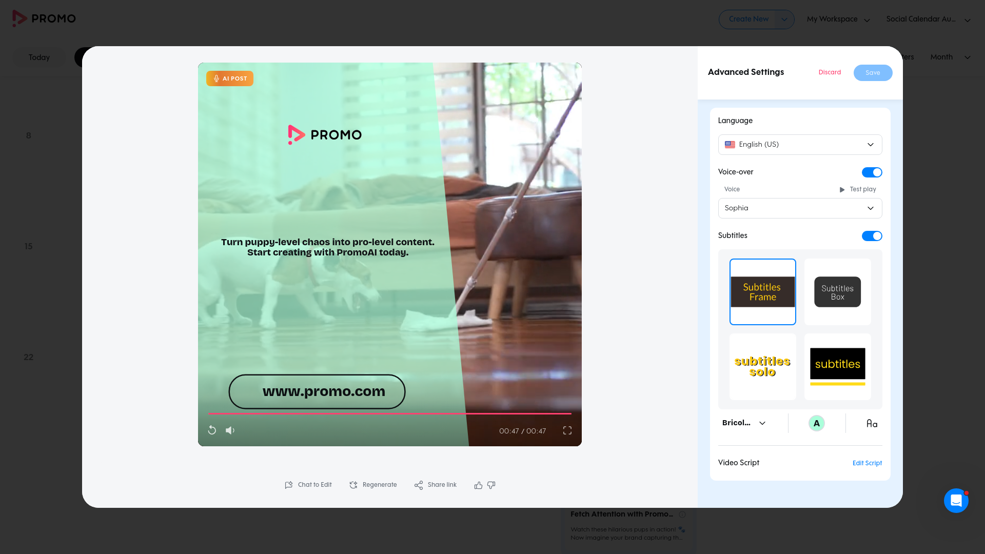 Test failure screenshot