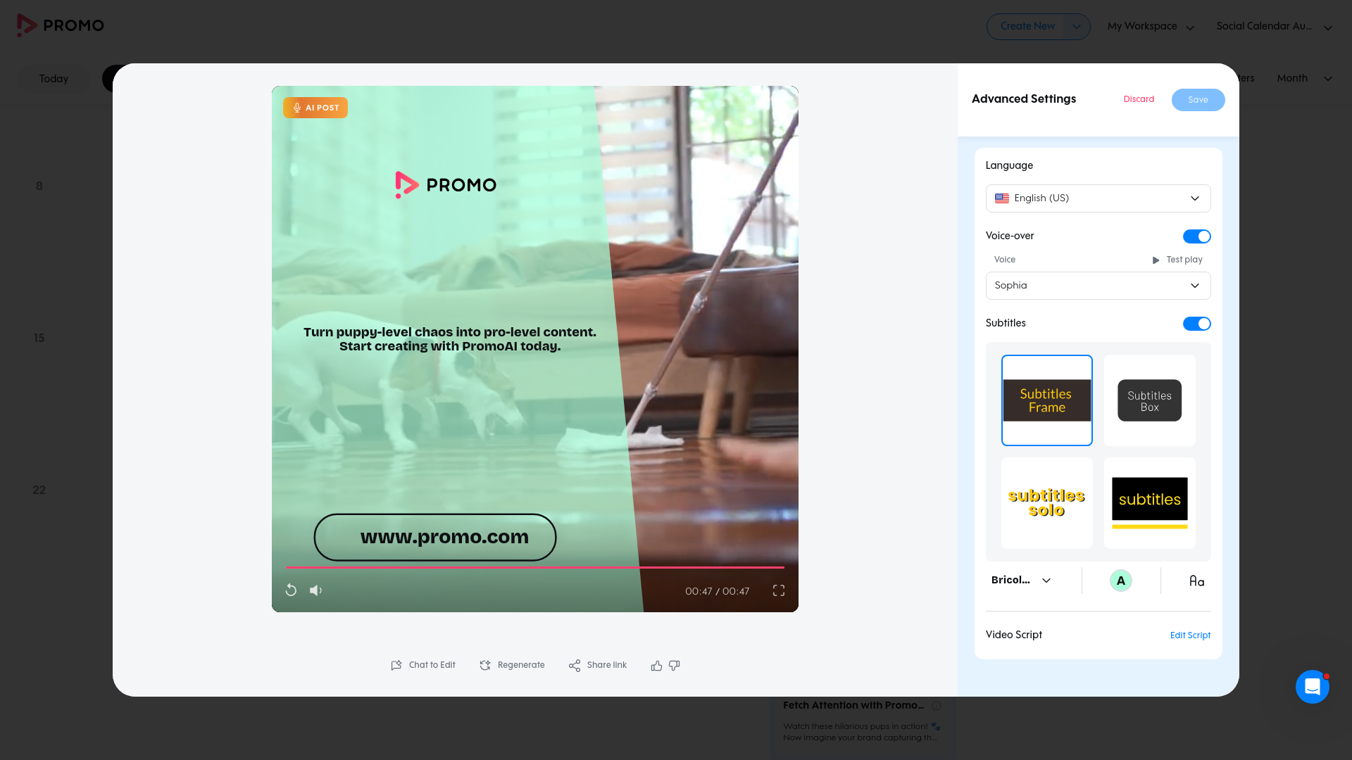 Test failure screenshot