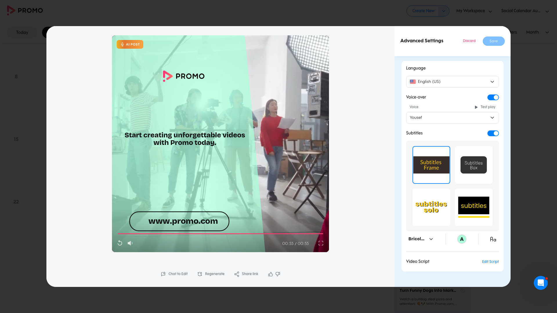 Test failure screenshot