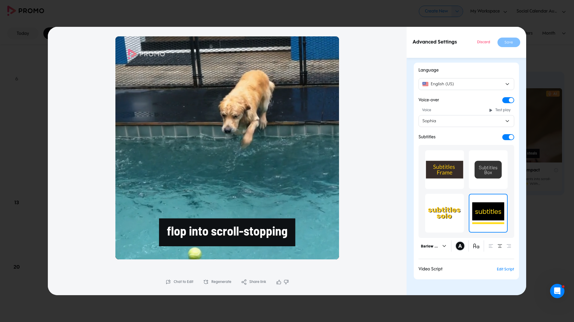 Test failure screenshot