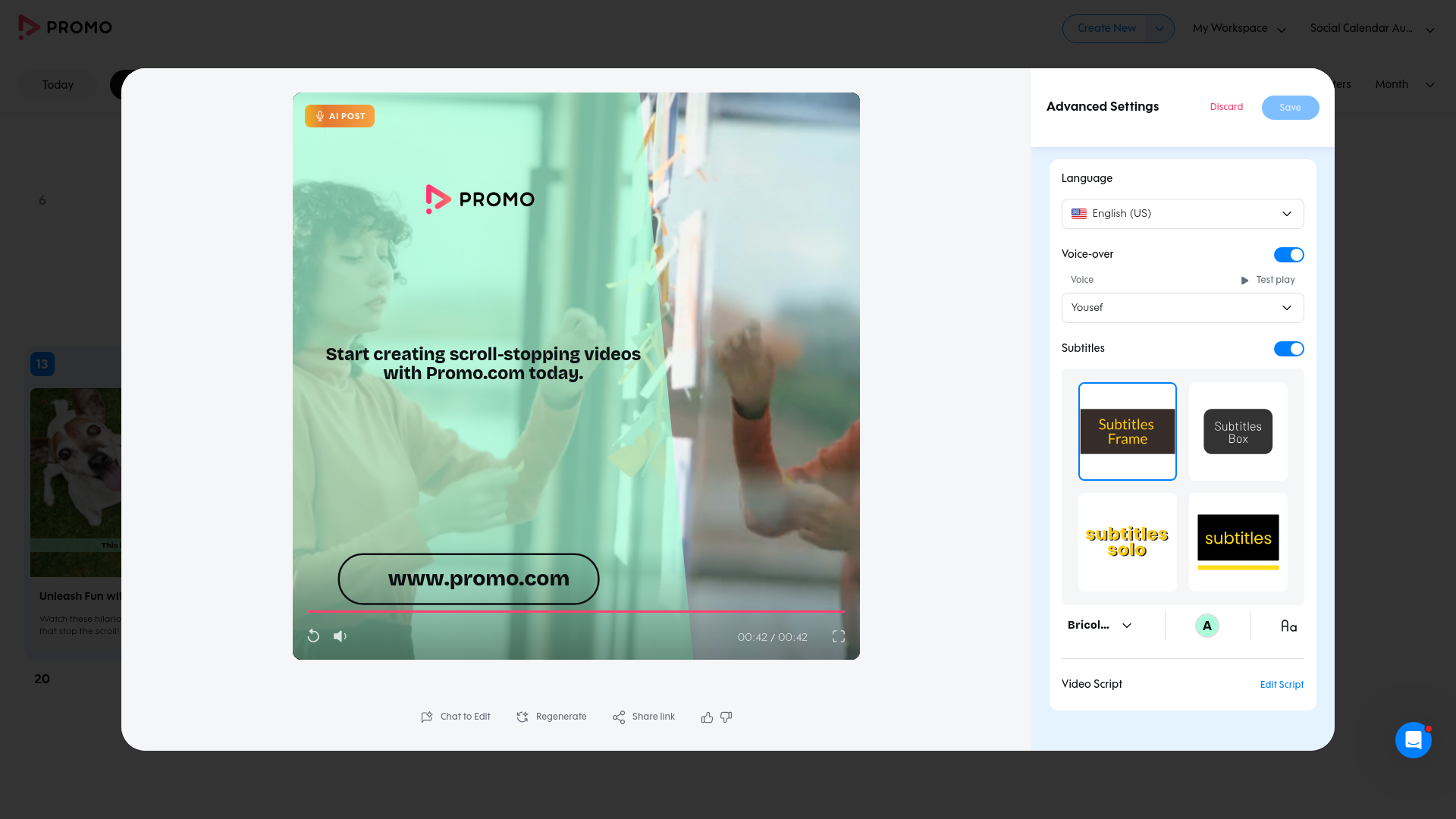 Test failure screenshot