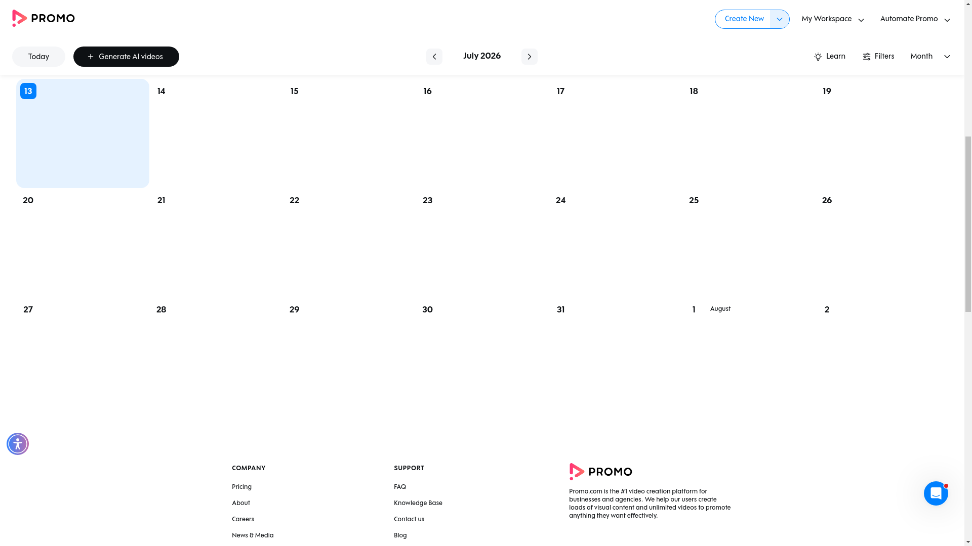 Test failure screenshot