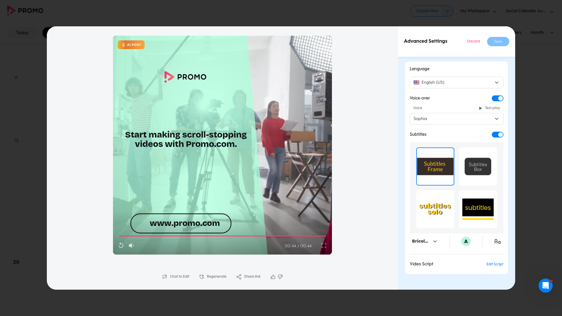 Test failure screenshot