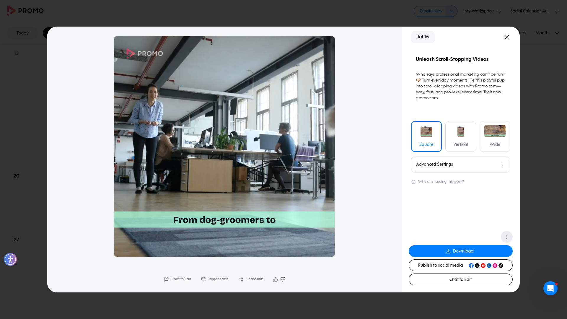 Test failure screenshot