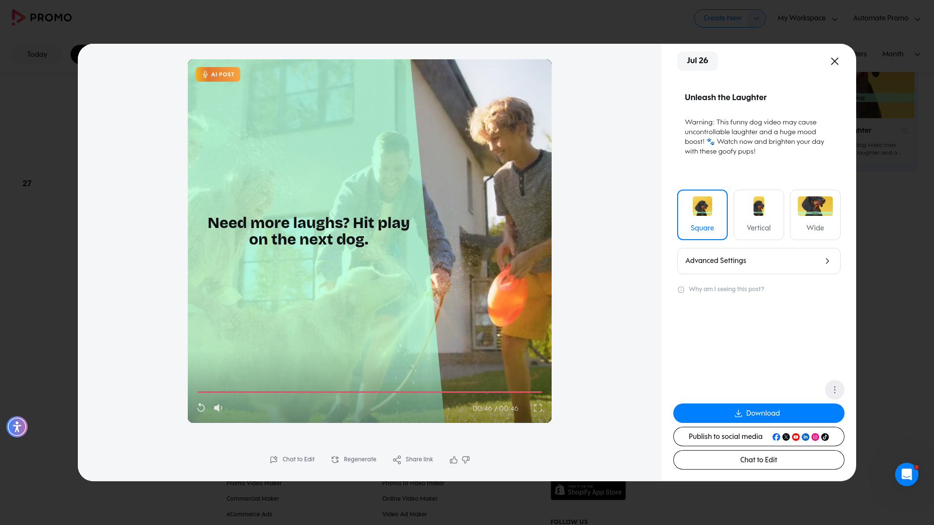 Test failure screenshot