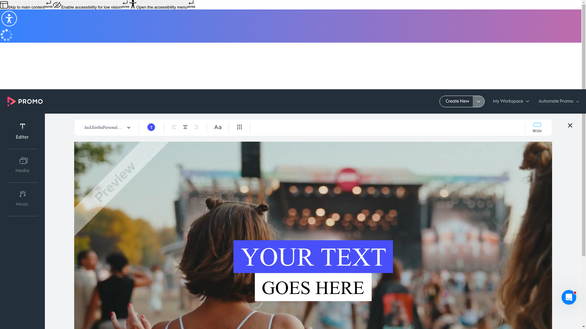 Test failure screenshot