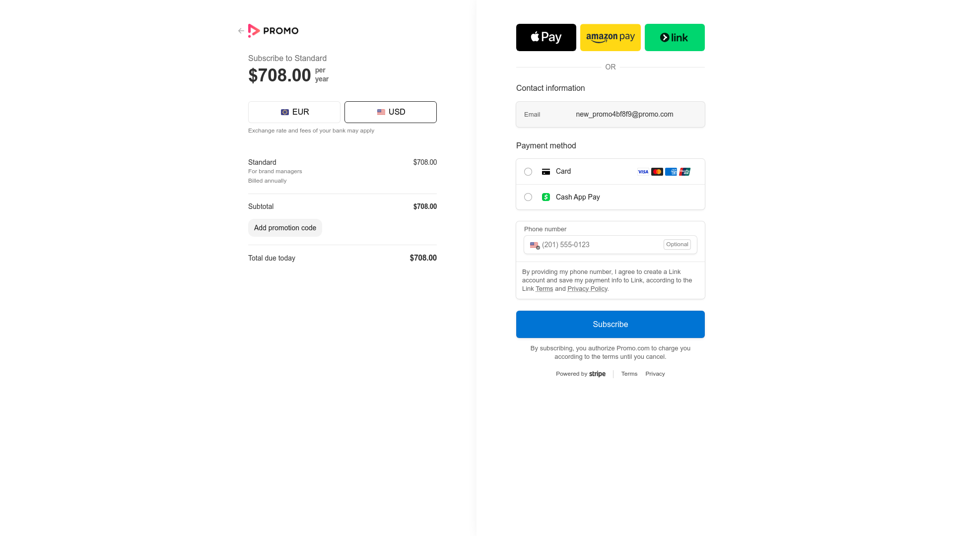 Test failure screenshot