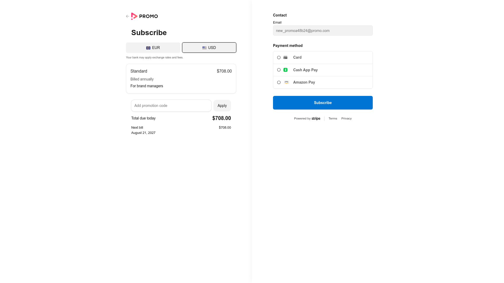 Test failure screenshot